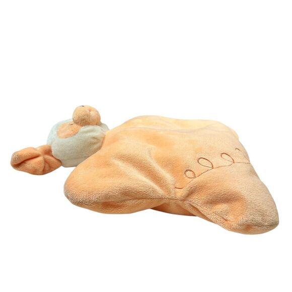 Gund La Collection Bebe Tangerine Dog Mini Cozy Plush Baby Lovey Blanket - Picture 8 of 9
